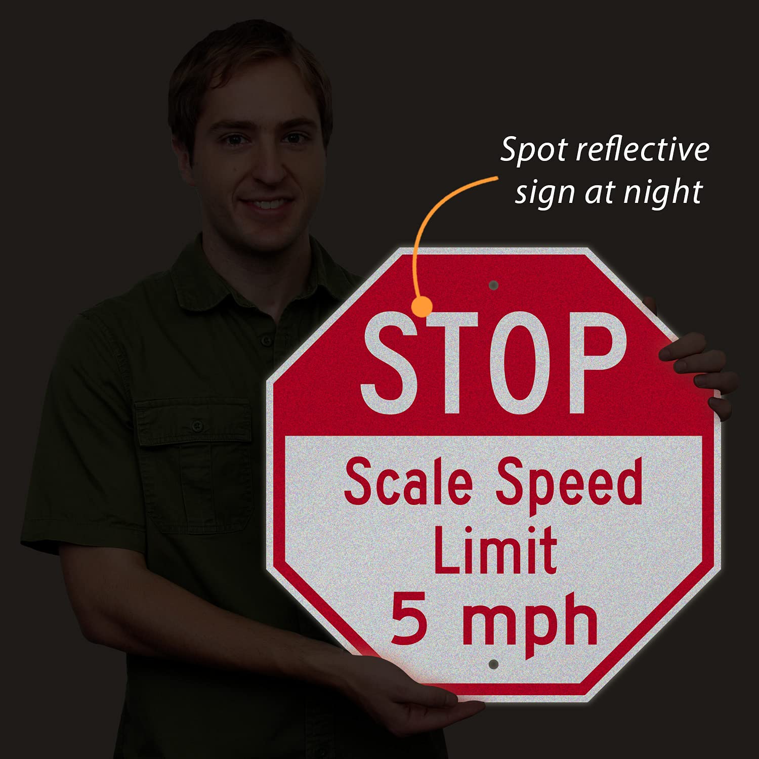 SmartSign Custom STOP Sign 18